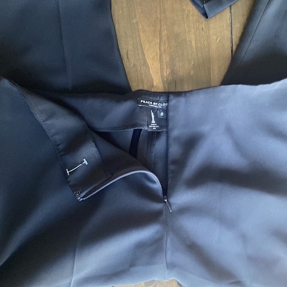 Peace‎ of Cloth black straight leg pants size 8 - Picture 2 of 5